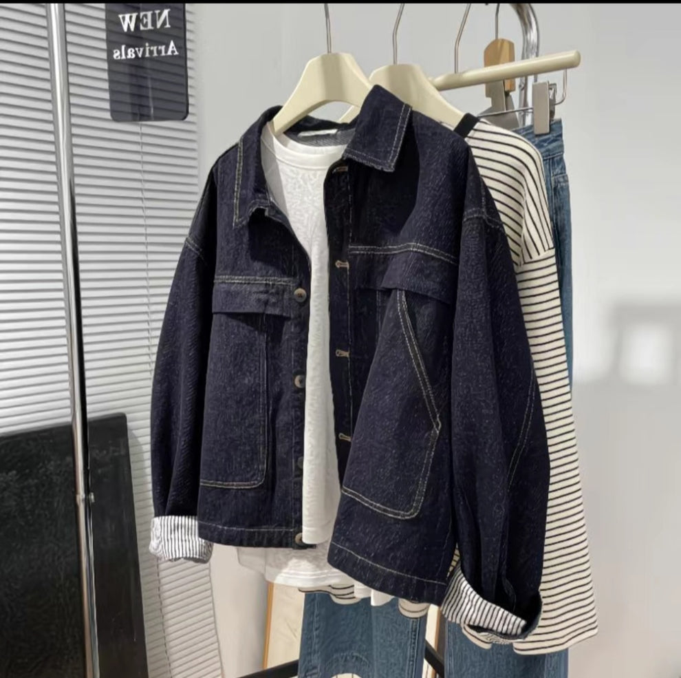 Embroidery Demin Jacket