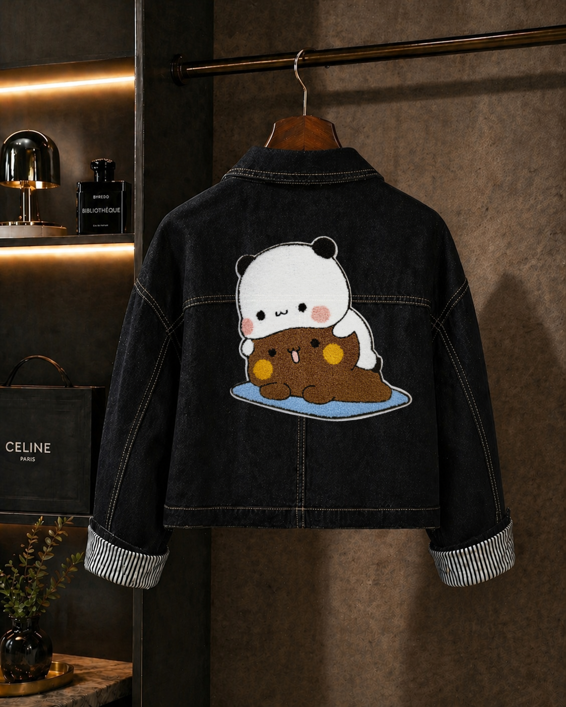 Dudu Bubu Embroidery Denim Jacket
