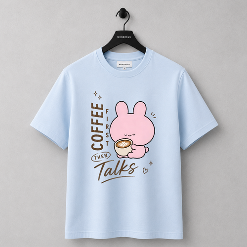 Coffee, then talks T-shirt